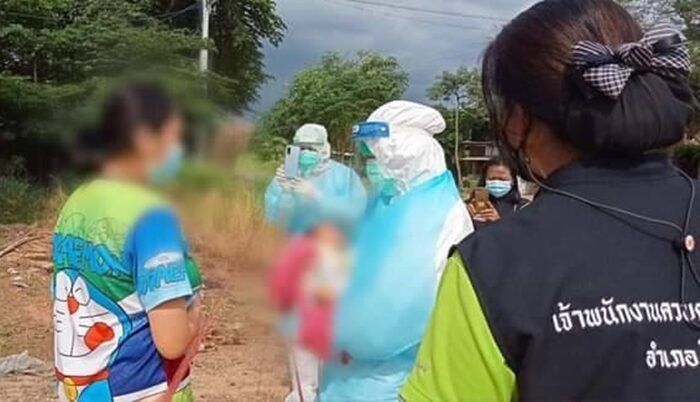 สะเทือนใจ! ทารกน้อยวัย 27 วัน ติดโควิด แม่สุดห่วงเมื่อต้องแยกลูกจากอก